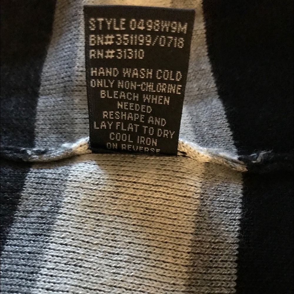 Open Front Color Block Cardigan - image 4